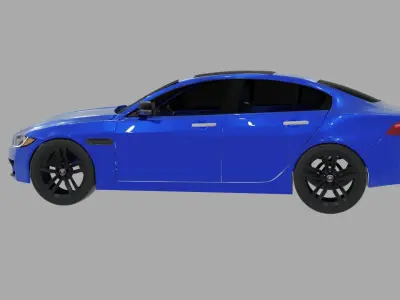 2017 Jaguar XE 3D model