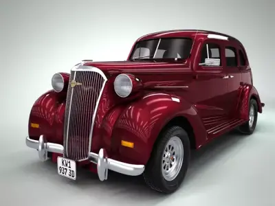 Chevrolet Master Sedan 1937 3D model