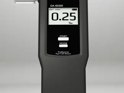 Alcohol Breathalyser 3D model