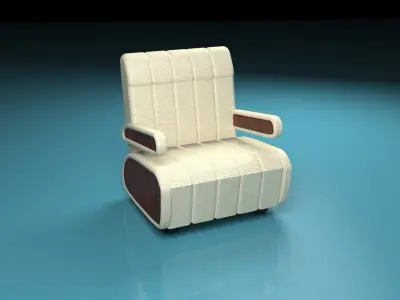 Armchair Barbosa Free 3D model