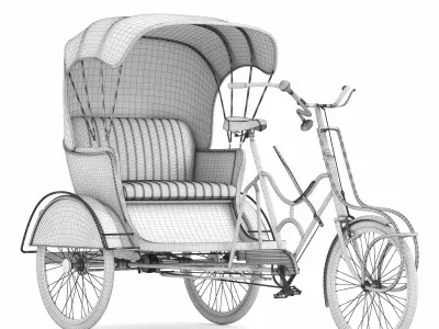 Taipei victory pedicab 3D model