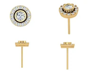 Earrings bi 3 3D print model