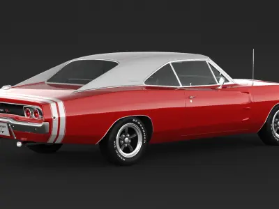 1968 Dodge Charger RT 3D model
