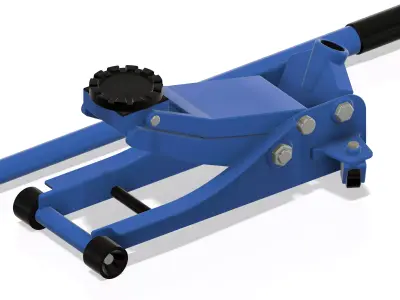 3d printable car jack for model building 3D print model