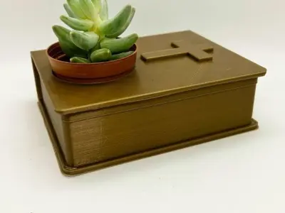 Bible Planter - Succulent Planter - Religious Christians  3D model