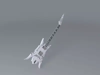 The Phoenix guitar Free 3D model