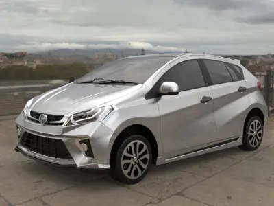 Perodua Myvi 2019 3D model