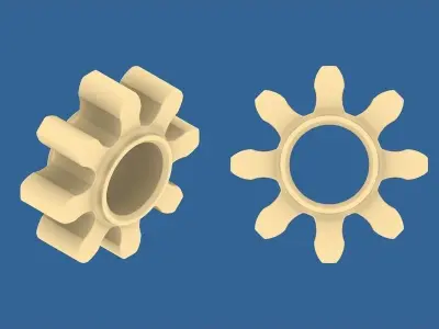 Spur Gear Collection 02 3D print model