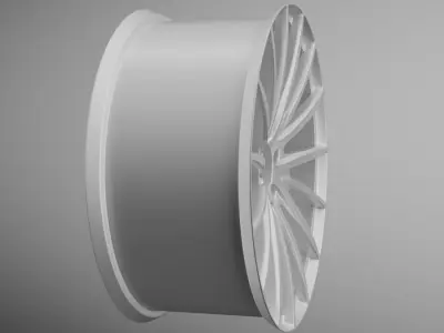 Car Wheel Rim 19 Inch 3D model
