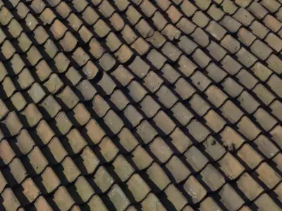 Medieval Barrel Clay Roof Texture