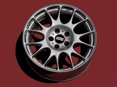 BBS CHR Rim Low-poly 3D model