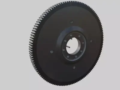 Flywheel Low-poly 3D model