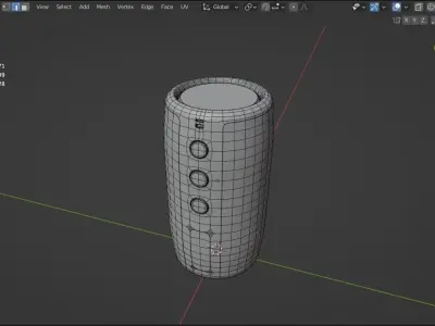 SPEAKER ORANGE BODY 3D model