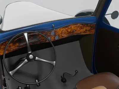 Dodge 1936 Retro Pepsi-Cola model 3D model