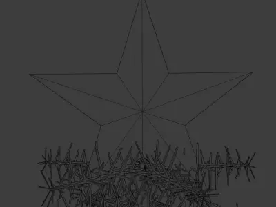 Christmas tree Low-poly 3D model