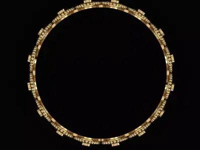 Arabic Tire Ring 3D print model