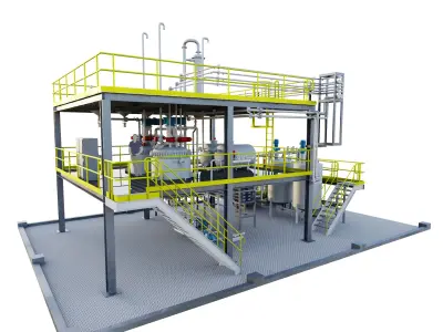 Industrial Work Shop 3D model