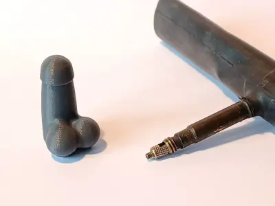 Penis Presta Valve Cap 3D print model 3D print model