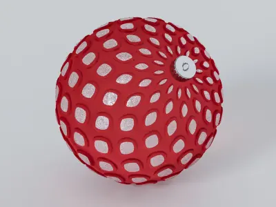 Christmas balls 3D model