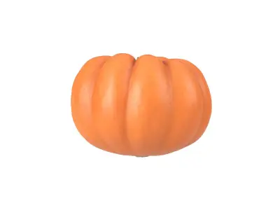 Photorealistic Mandarin Pumpkin 3D Scan 1 3D model