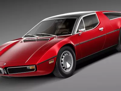 Maserati Bora 1971-1978 3D model