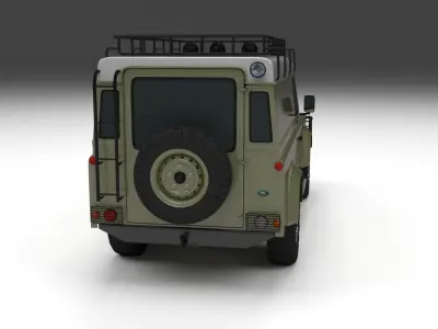 Land Rover Defender 110 Hard Top 3D model