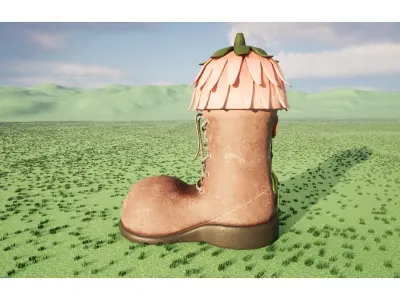 Fairytale House 01 The Old Boot 3D model