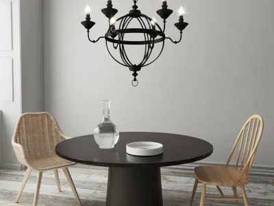 Chandeiler Castle SKU 18126 Free 3D model