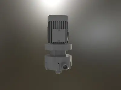 Horizontal Centrifugal Pump Free 3D model