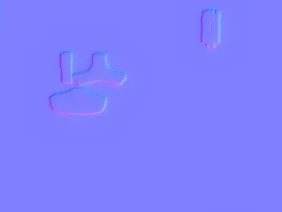 Pink Camo Mask PBR 4k Low-poly 3D model