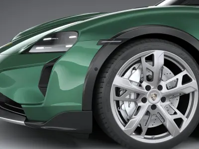 Porsche Taycan Turbo Cross Turismo 2025 3D model