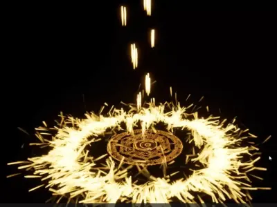 Unreal Engine 5 Magic Circle VFX animation 3D model purchase