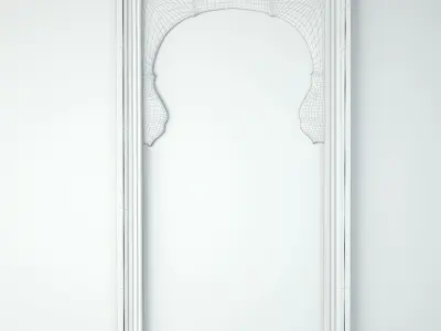 Vintage Raja Mirror 3D model