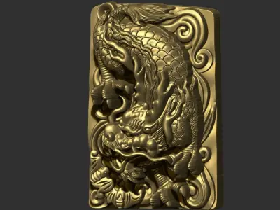 dragon pendant 3D print model order