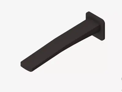 Wall Spout - Luxury - Mako - Bath Low-poly 3D model