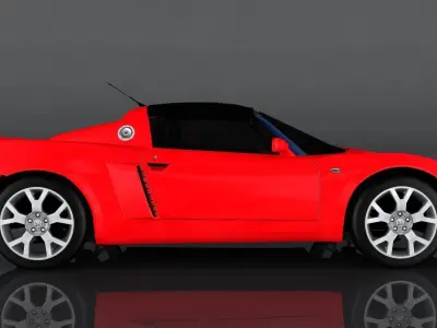 Vauxhall VX220 Low-poly 3D model