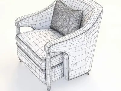 Baker Hermano Chair 3D model