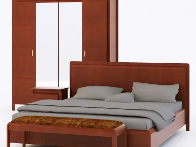 bogatti lolita bedroom set 3D model