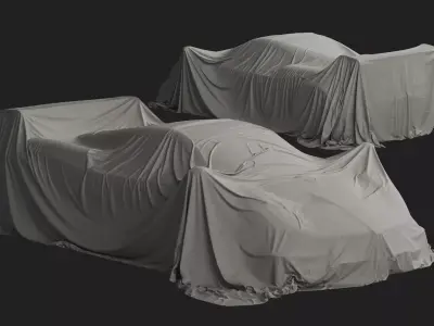 Sportcar Cover 07 3D model