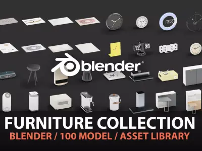 100 Furniture Models Vol 4 3D model