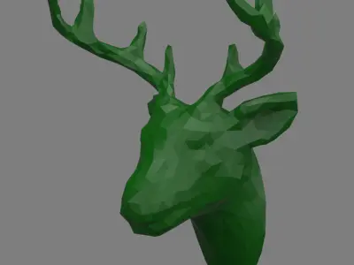 deer head 3D print model get