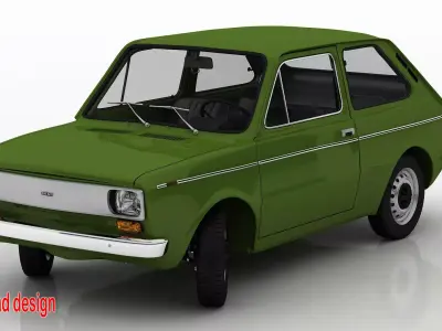 seat 133 1979 3D model