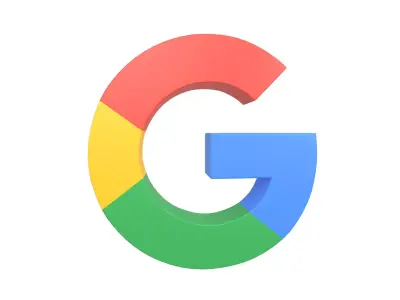 Google Logo v1 001 Free low-poly 3D model