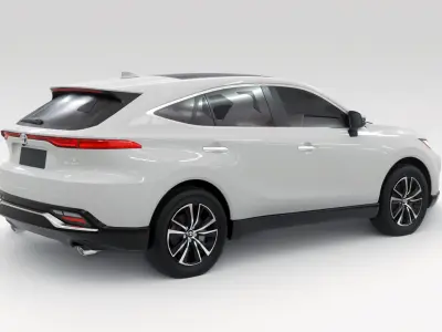 Toyota Harrier hybrid 2021 3D model