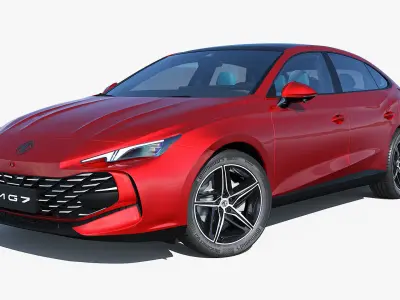 2025 MG7 with interior 3D model