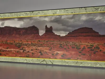 A collection of Frames - Set IV Low-poly 3D model