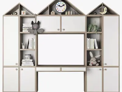Kids Furniture Composition 76 3D model