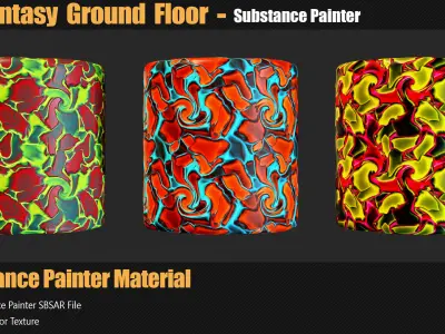 15 Fantasy Ground Floor Materials In Substance Painter Texture