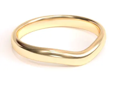 Elsa Peretti wedding band ring 3D print model