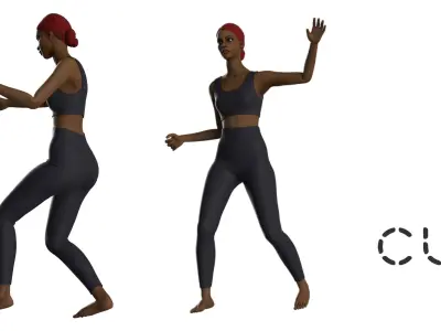 sports suit 3D model